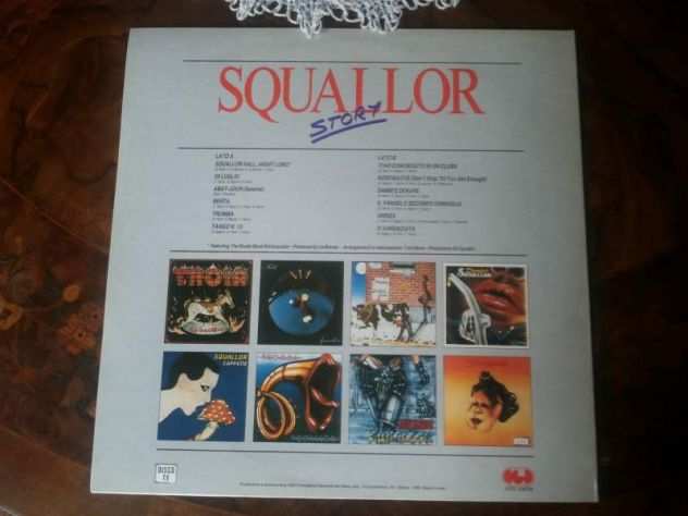 SQUALLOR Story lp 1a STAMPA 1989 - NUOVO  mai suonato