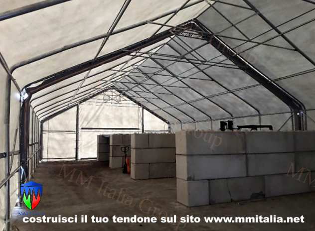 Stalle per Ovini modulari MM Italia 6 x 10 x 3 mt.con ventilazione naturale