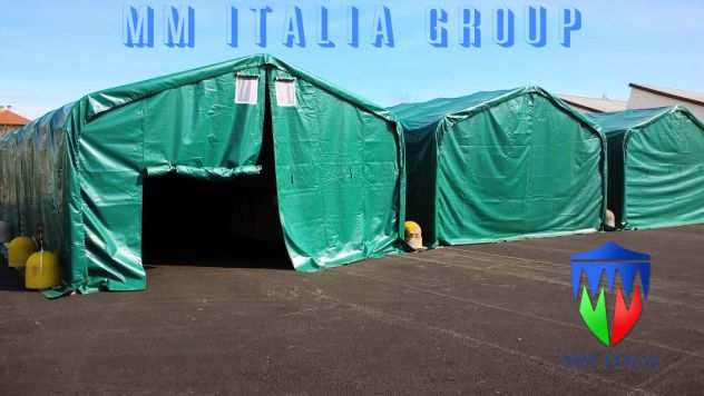Stalle per Ovini modulari MM Italia 6 x 10 x 3 mt.con ventilazione naturale