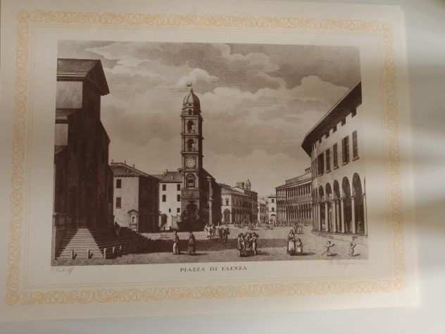 Stampe pregiate (16 PEZZI) con soggetti fine 800 di luoghi della Romagna
