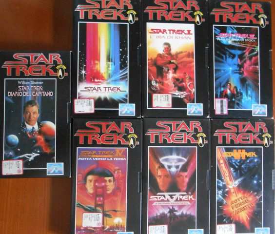 Star Trek in videocassette