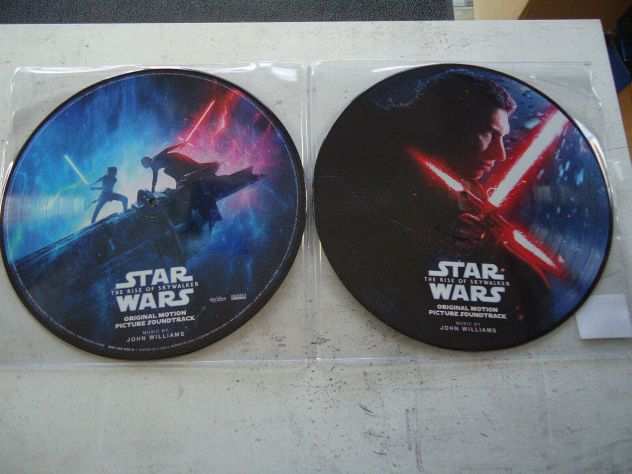 STAR WARS - THE RISE OF SKYWALKER (2020) 2 x Picture Disk nuovi