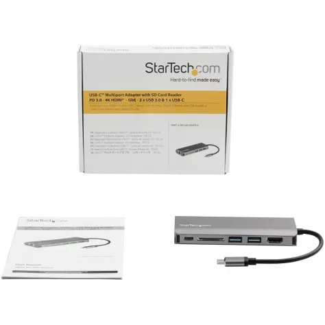 StarTech Adattatore Usb-C Multiporta con 4K Hdmi SD Card Reader