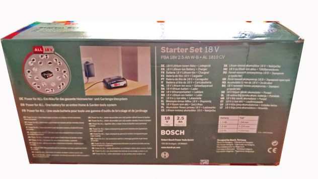 Starter Set 18 V batteria da 2,5 Ah