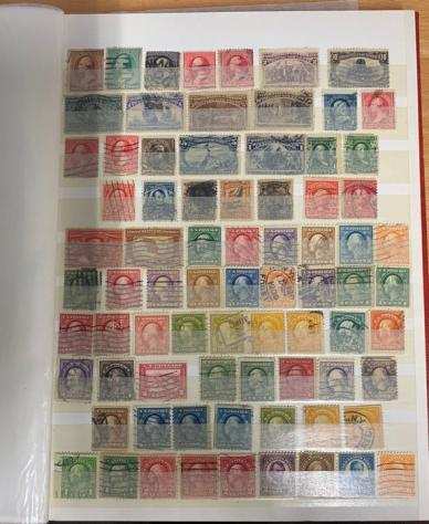 Stati Uniti dAmerica 18831991 - USA - 2 fogli interi, 10 libretti nuovi e oltre 900 francobolli usati, catalogo circa Euro 1400
