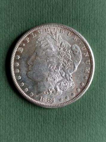 Stati Uniti. Morgan Dollar 1881-S (Senza Prezzo di Riserva)