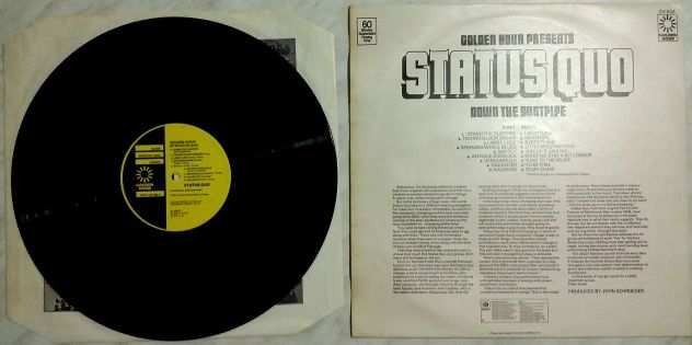 Status Quo-Down the dustpipe LP 33 giri EtichettaGolden Hour GH 604 anno 1975