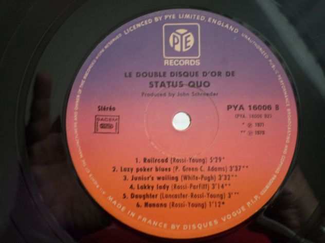 STATUS QUO - Le Double Disque Dor De Staus Quo - 2 x LP  33 giri 1977