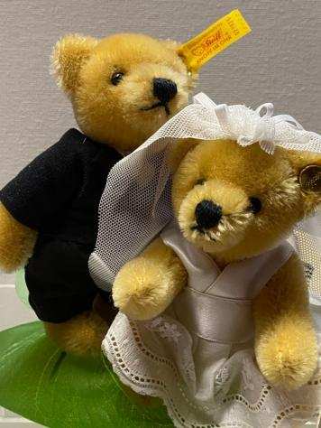 Steiff bruid en bruidegom teddybeer, EAN 027918027925 - Orsacchiotto - 2000-2010 - Germania