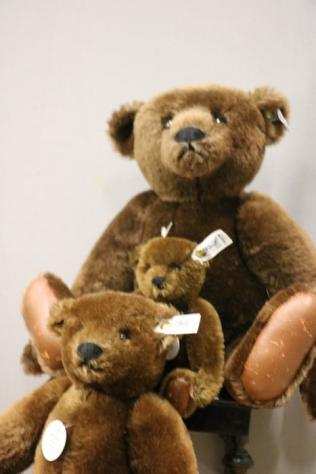 Steiff collectie van 3 Margaret Strong Museum teddyberen - Orsacchiotto - 1980-1990 - Germania