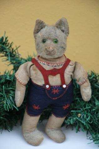 Steiff katten pop, 1936-1938, 22cm, extreem zeldzaam - Orsacchiotto - 1930-1940 - Germania