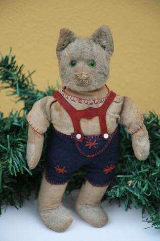 Steiff katten pop, 1936-1938, 22cm, extreem zeldzaam - Orsacchiotto - 1930-1940 - Germania