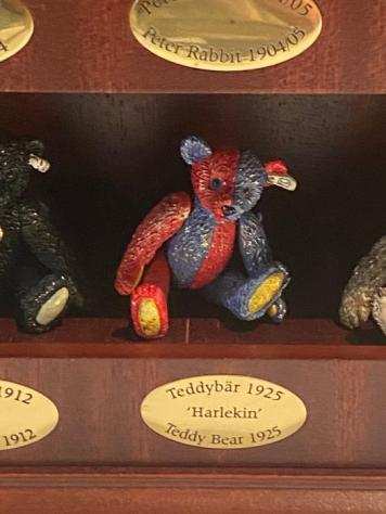 Steiff miniatuurset tinnen figuurtjes  hangkastje - Orsacchiotto - 2000-2010 - Germania