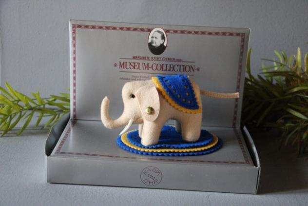 Steiff vilten olifantje, replica 1880, EAN 008008, museumcollectie 542. - Orsacchiotto - 1980-1990 - Germania