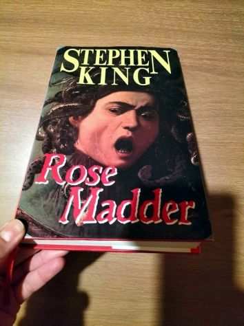 STEPHEN KING - ROSE MADDER copertina rigida, rilegato, con segnalibro