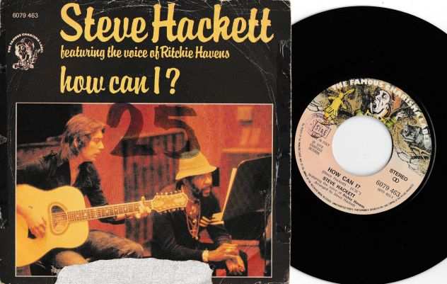 STEVE HACKETT (Genesis) How can I  - Feat. R. Havens - 7quot  45 giri 1978 Italy