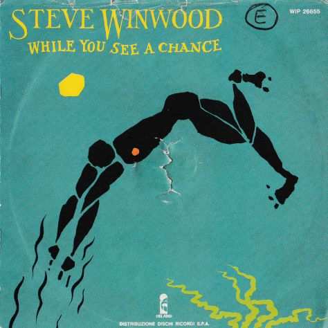 STEVE WINWOOD - While You See A Chance - 7  45 giri 1981Italy