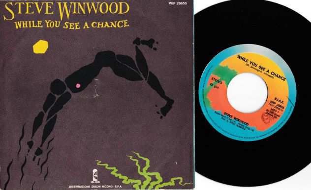 STEVE WINWOOD - While You See A Chance - 7  45 giri 1981Italy