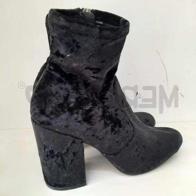 Stivaletti donna steve madden nero vellutino Taglia 40