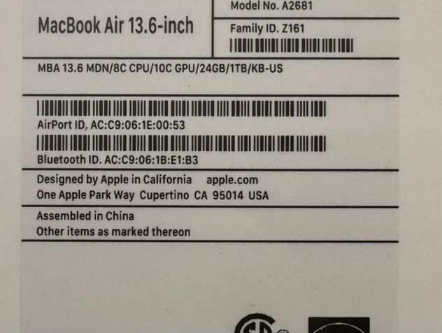 Stock apple - MacBook Air M2MonitorMac Mini