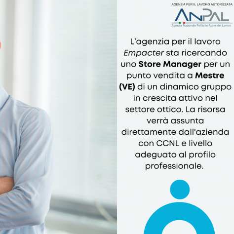 STORE MANAGER MESTRE VENEZIA