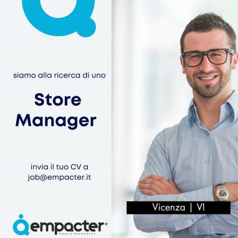 STORE MANAGER VICENZA