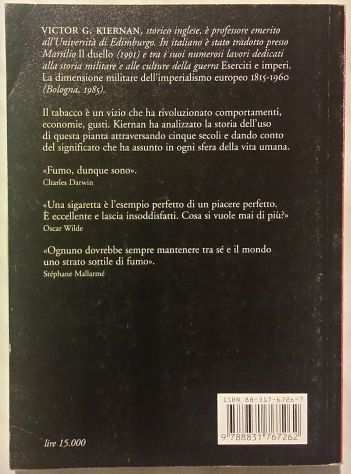 Storia del tabacco. Lrsquouso, il gusto, il consumo nellrsquoEuropa moderna Victor G.K.