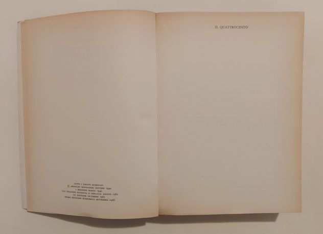 Storia della letteratura italiana vol.2 di Francesco Flora 1degEd.Mondadori, 1966