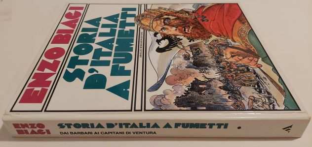Storia dItalia a fumetti.Dai Barbari ai Capitani di Ventura di Enzo Biagi Ed.