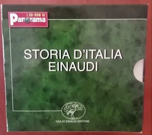 Storia dItalia Einaudi 10 CD-ROM 2002 Panorama in cofanetto