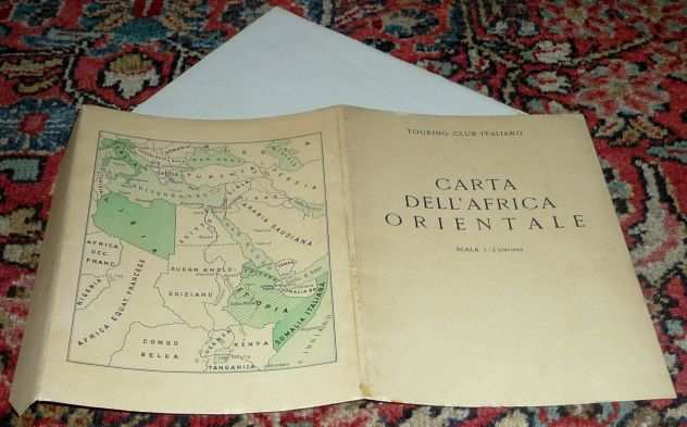 Storica CARTA DELLAFRICA ORIENTALE, 1935