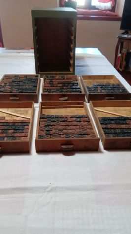 Storici Caratteri in legno per stampa su carta