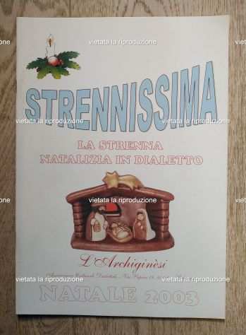 STRENNISSIMA L ARCHIGINEacuteSI 2003 con POESIE in BOLOGNESE BOLOGNA