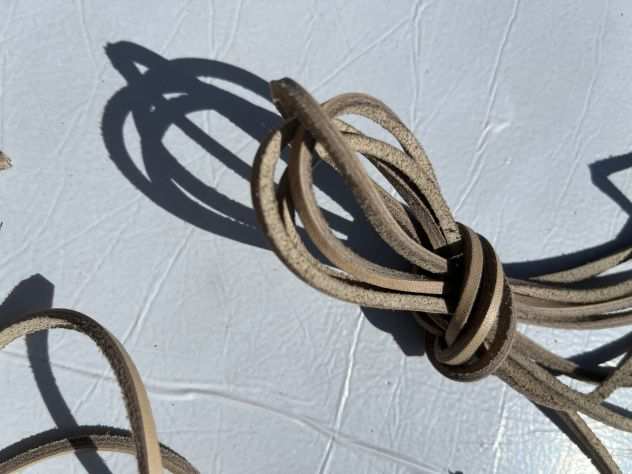 Stringhe, Lacci in cuoio naturale per calzature da 120130 CM