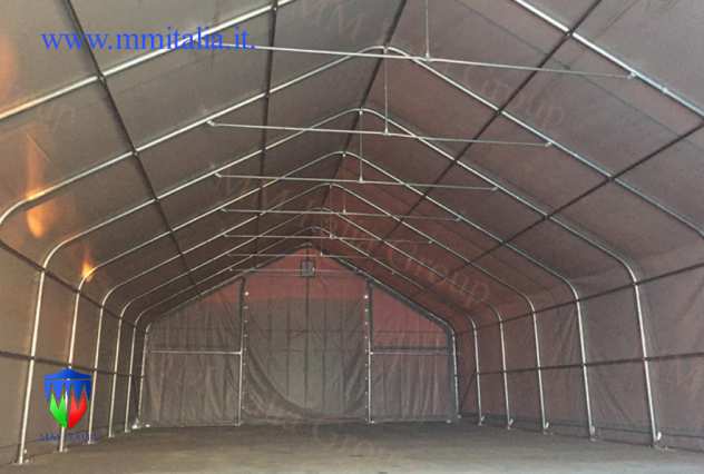 Strutture Mobili telo in Pvc Occasione 10 x 20 x 5,5 Tunnel Agricoli