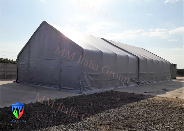 STRUTTURE PER MAGAZZINO TELONATE 9 X 12 X 5,38 MT. VENETO A PADOVA