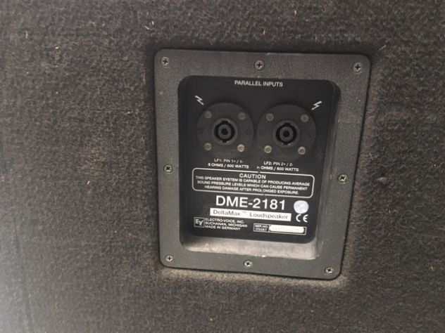 Subwoofer.Electrovoice DME2181