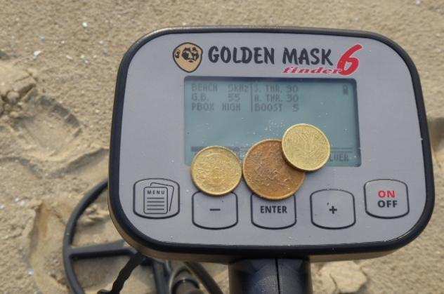 super metal detector golden gm6 per oro monete 43c Usato