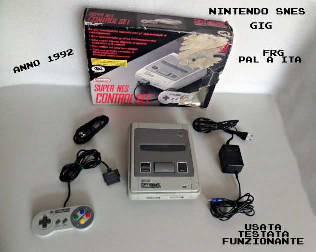 Super Nintendo SNES GIG, BOXATA (FRG) ITA (1992)