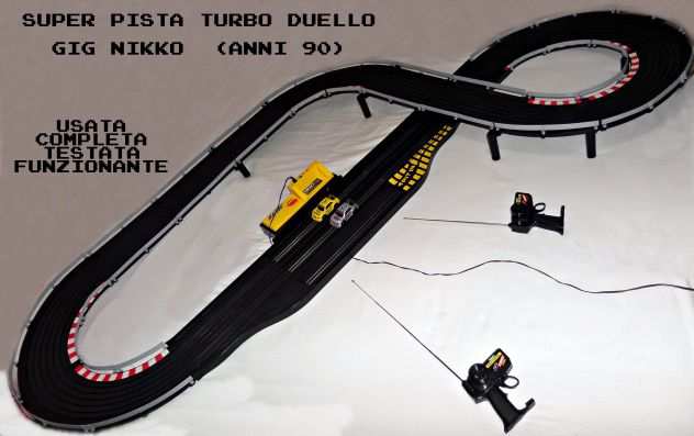 Super Pista Turbo Duello GIG NIKKO (anni 90) completa e funzionante