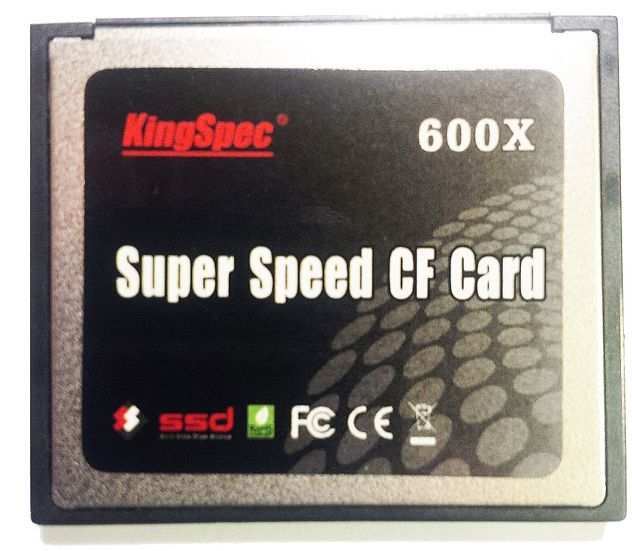 SuperSpeed, Compact Flash King Spec 4GB, 600x (stock 12)