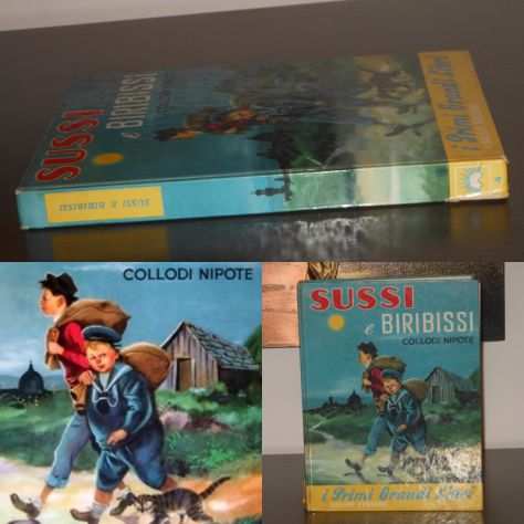 SUSSI E BIRIBISSI, COLLODI NIPOTE (PAOLO LORENZINI), SALANI EDITORE 1970.