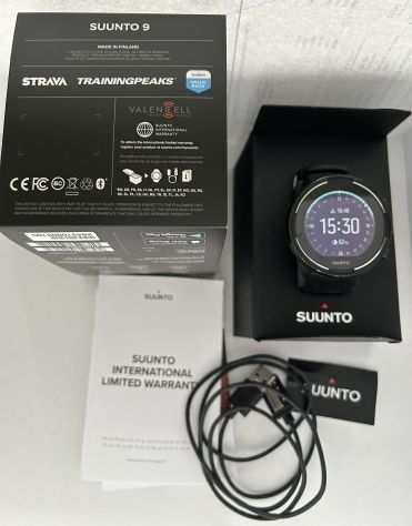 Suunto 9 Baro Black orologio GPS Multisport - condizioni OTTIME batteria inclusa