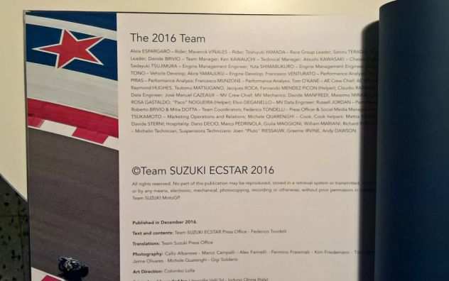 Suzuki GSX-R Team Ecstar 2016 portfolio (LEGGERE TESTO)