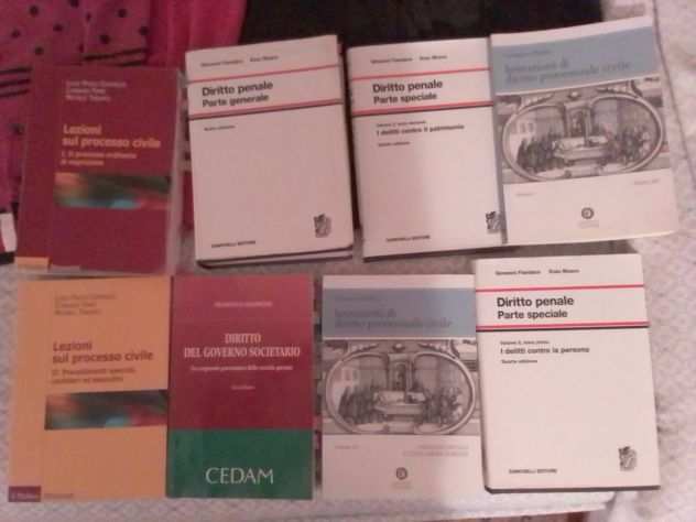 Svendo libri universitari giurisprudenza (vecchie e nuove edizioni)