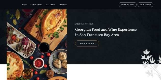 Sviluppo del sito web di un ristorante con possibilitagrave di ordinazione online