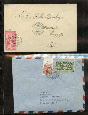 Svizzera 19001945 - Belegen mit bessern Auslanddestination