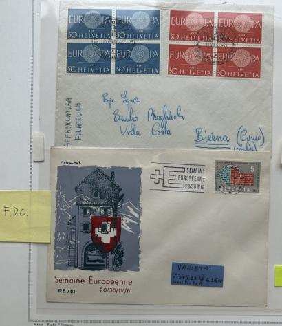 Svizzera Buste Viaggiate -Tegravete Begraveche - Crypto Post - Foglietti - Pro Juventute - Busta postale (38) - Varietagrave n 375.2.01a