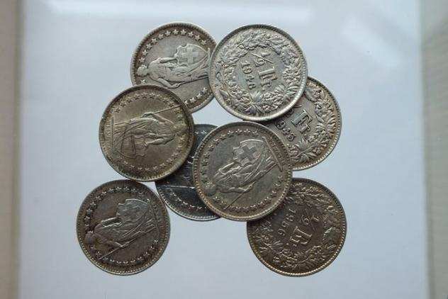Svizzera. Lot of 34 x 12 Franc 1909-1963 B Bern
