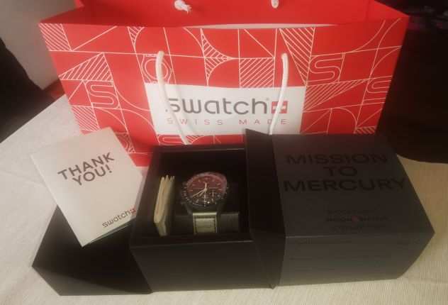 Swatch Mission to Mercury Bioceramic Moon Collection